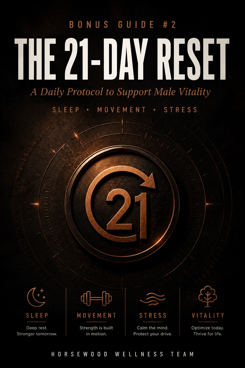 Cover of The 21-Day Reset, the second free Horsewood bonus guide